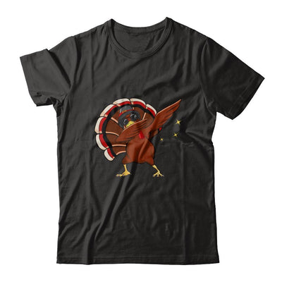 Dabbing Turkey Funny Thanksgiving-T-Shirt & Sweatshirt-Premium T-Shirt-Black