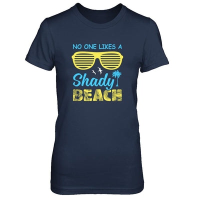 No One Likes A Shady Beach-T-Shirt & Tank Top-Women's T-Shirt-Navy