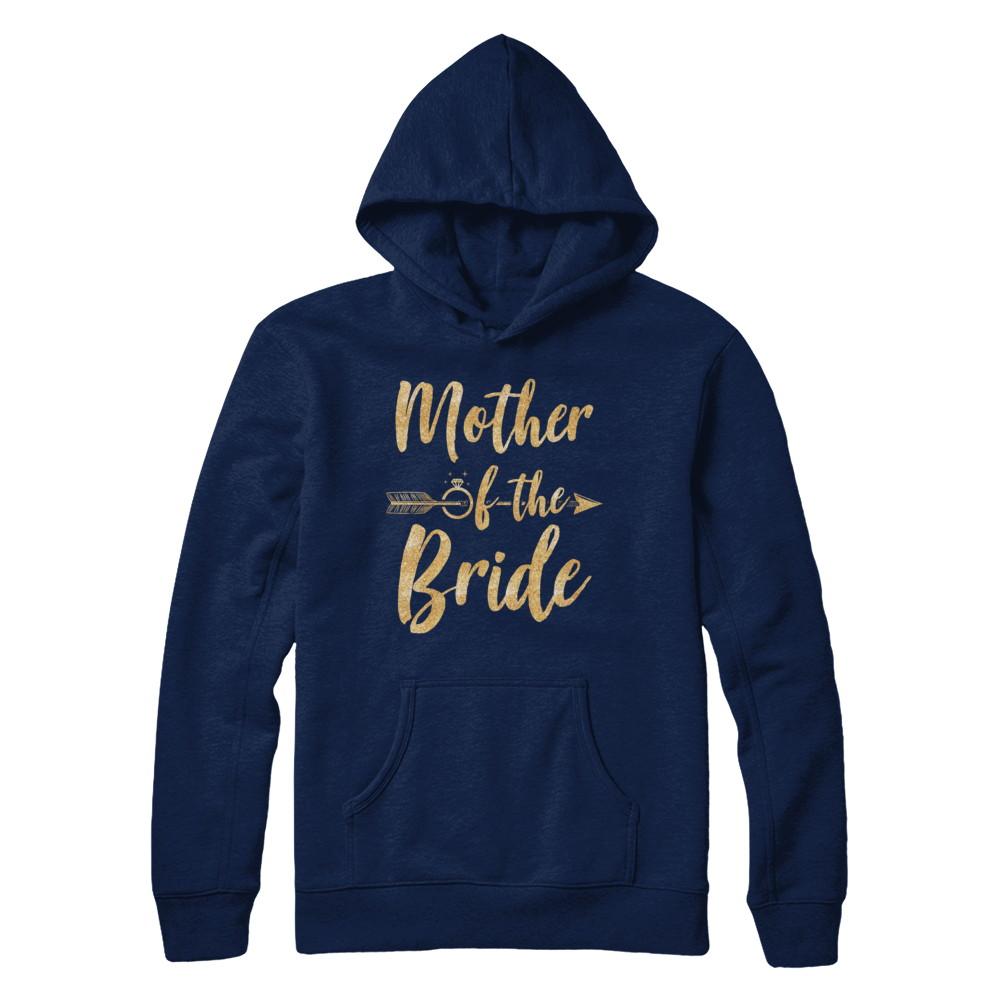 Mother Of The Bride Mothers Day-T-Shirt & Hoodie-Pullover Hoodie-Navy