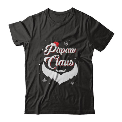 Santa Beard Matching Christmas Pajamas Papaw Claus-T-Shirt & Sweatshirt-Classic T-Shirt-Black