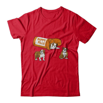 Bulldogs Happy Pills-T-Shirt & Hoodie-Premium T-Shirt-Red