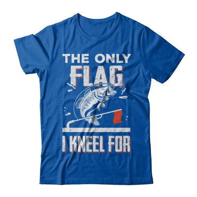 The Only Flag I Kneel For Wahoo ono Fish Fishing-T-Shirt & Hoodie-Premium T-Shirt-Royal