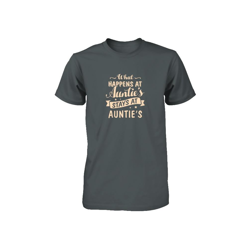 What Happens At Auntie's Stays At Auntie's Youth-Youth Shirt-Toddler T-Shirt-Charcoal
