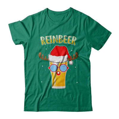 Funny Christmas Gift Beer Reindeer Lovers Reinbeer-T-Shirt & Sweatshirt-Classic T-Shirt-Kelly Green