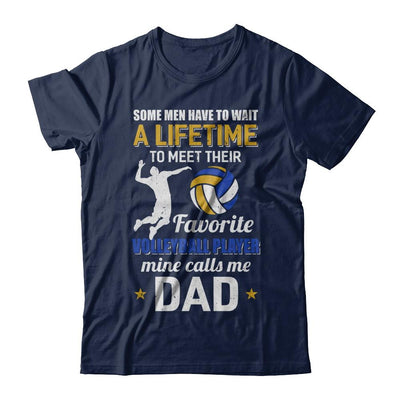 Funny My Favorite Volleyball Player Calls Me Dad-T-Shirt & Hoodie-