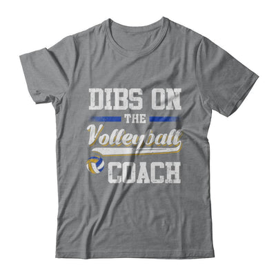 Dibs On The Coach Volleyball-T-Shirt & Hoodie-Classic T-Shirt-Sport Grey