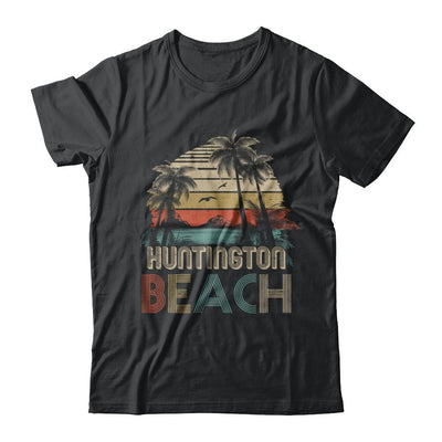 Vintage Summer Huntington Beach California-T-Shirt & Hoodie-Classic T-Shirt-Black