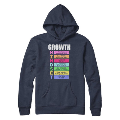 Growth Mindset-T-Shirt & Hoodie-Pullover Hoodie-Navy