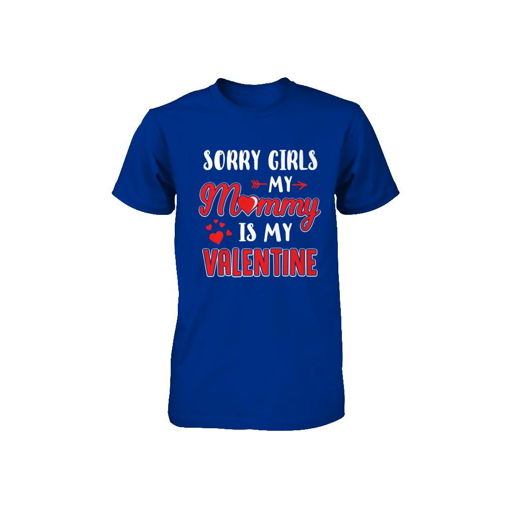 Funny Valentines Day Toddler Boy Mommy Is My Valentine Youth-Youth Shirt-