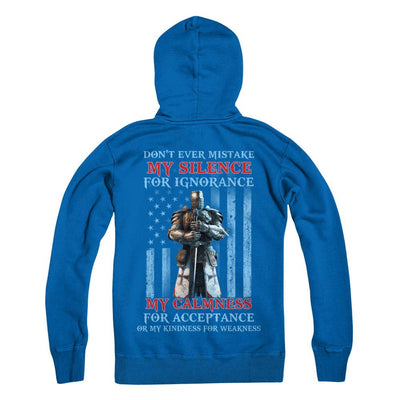 Don't Ever Mistake My Silence For Ignorance-T-Shirt & Hoodie-Pullover Hoodie-Royal