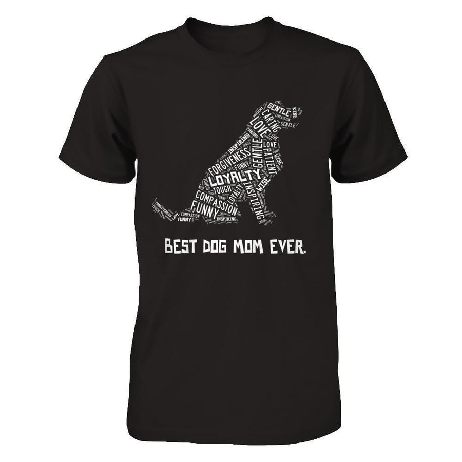 Best Dog Mom Ever Golden Retriever Lovers-T-Shirt & Hoodie-Premium T-Shirt-Black