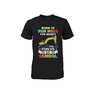 Born To Run Hoes For Money Forced To Go To School Youth-Youth Shirt-Toddler T-Shirt-Black