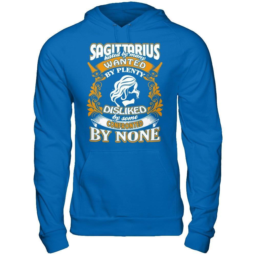 Sagittarius Hated By Many Wanted By Plenty-T-Shirt & Hoodie-Pullover Hoodie-Royal
