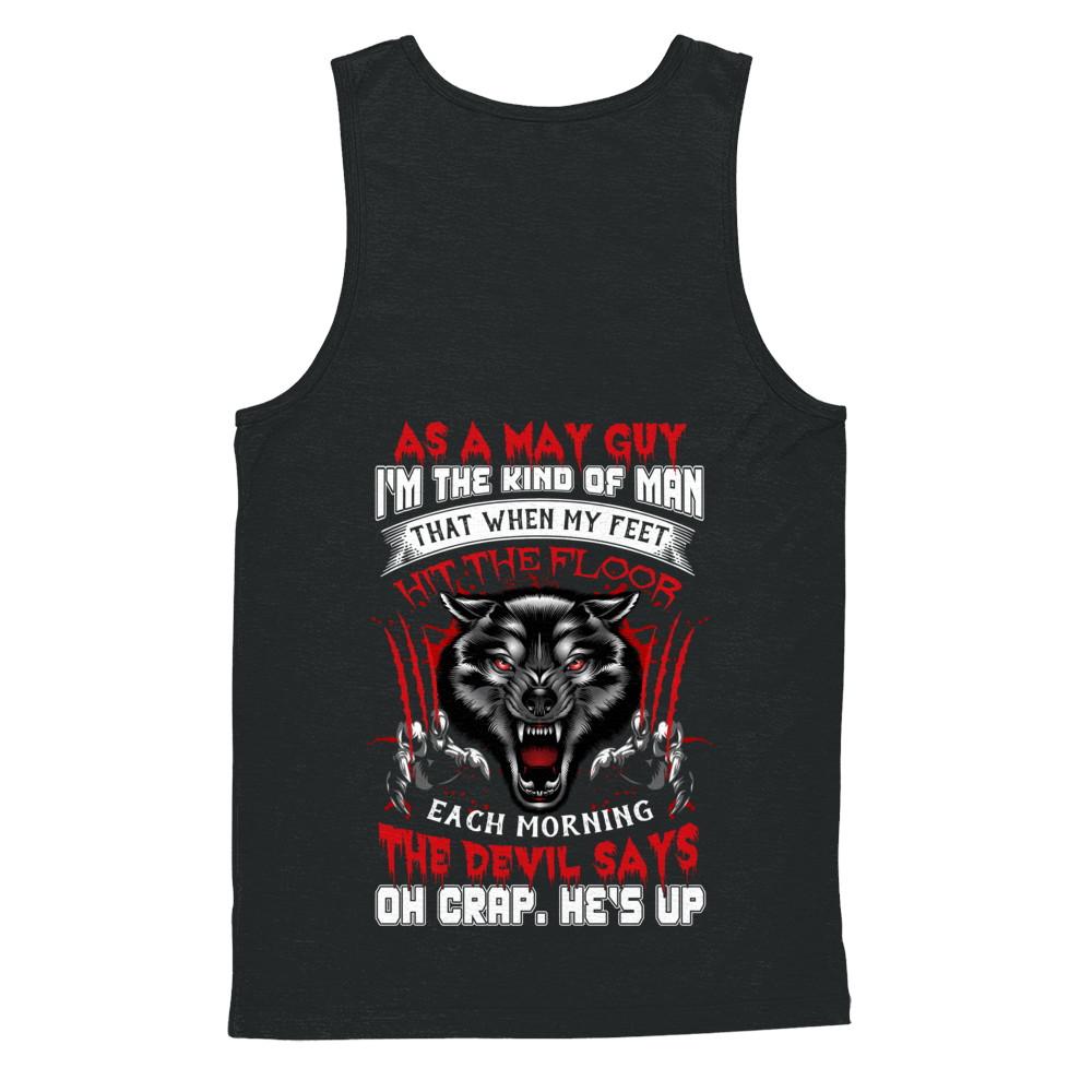 As A May Guy I Am The Kind Of Man-T-Shirt & Hoodie-Unisex Tank-Black