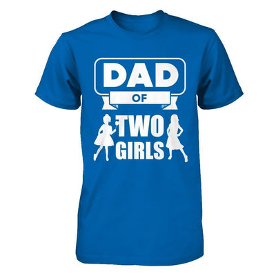 Dad Of Two Girls-T-Shirt & Hoodie-Classic T-Shirt-Royal