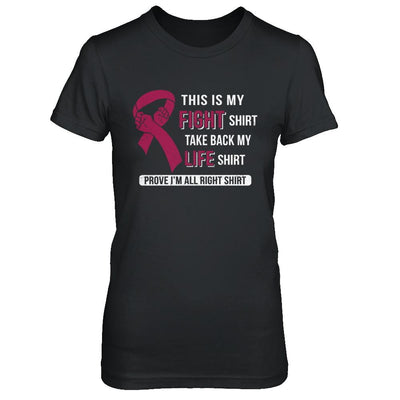 This Is My Fight Multiple Myeloma Awareness-T-Shirt & Hoodie-Women's T-Shirt-Black