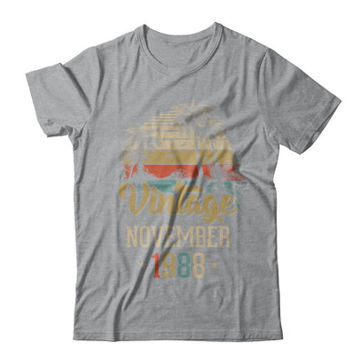 Retro Classic Vintage November 1988 33th Birthday Gift-T-Shirt & Hoodie-Classic T-Shirt-Sport Grey