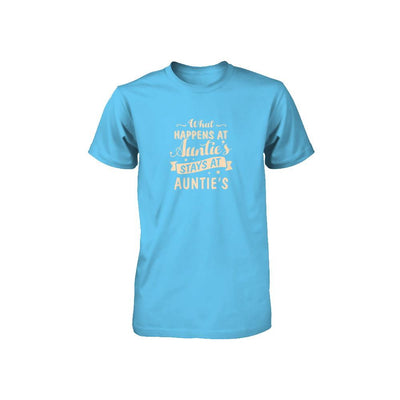 What Happens At Auntie's Stays At Auntie's Youth-Youth Shirt-Toddler T-Shirt-Light Blue