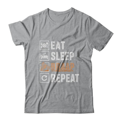 Eat Sleep Braap Repeat Motocross Dirt Bike-T-Shirt & Hoodie-Classic T-Shirt-Sport Grey