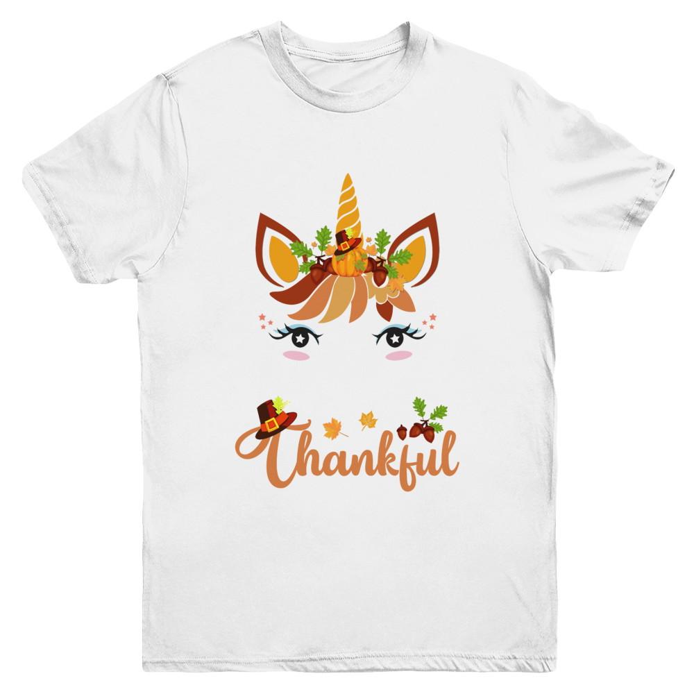 Thanksgiving Unicorn Pumpkin For Kids Youth
