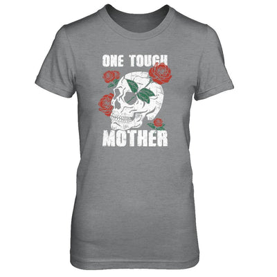 One Tough Mother Skull Rose-T-Shirt & Tank Top-Women's T-Shirt-Sport Grey