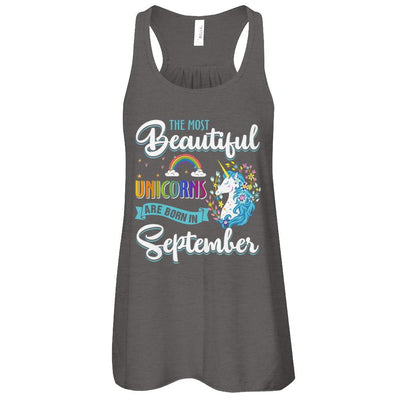 The Most Beautiful Unicorns Are Born In September Birthday-T-Shirt & Tank Top-