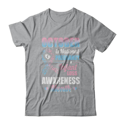 October Is Pregnancy And Infant Loss Awareness Month-T-Shirt & Hoodie-Classic T-Shirt-Sport Grey