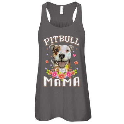 Proud Pitbull Mom Pitbull Mama-T-Shirt & Tank Top-
