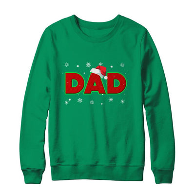 Dad Christmas Santa Ugly Sweater Gift-T-Shirt & Sweatshirt-Crewneck Sweatshirt-Irish Green