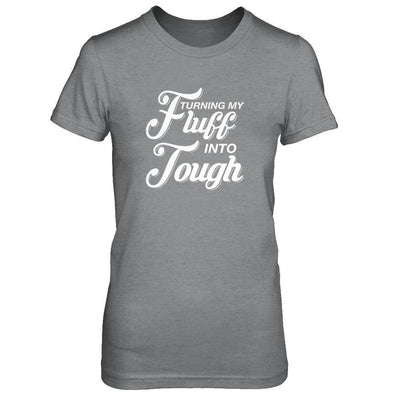 Turning Fluff Into Tough-T-Shirt & Tank Top-Women's T-Shirt-Sport Grey