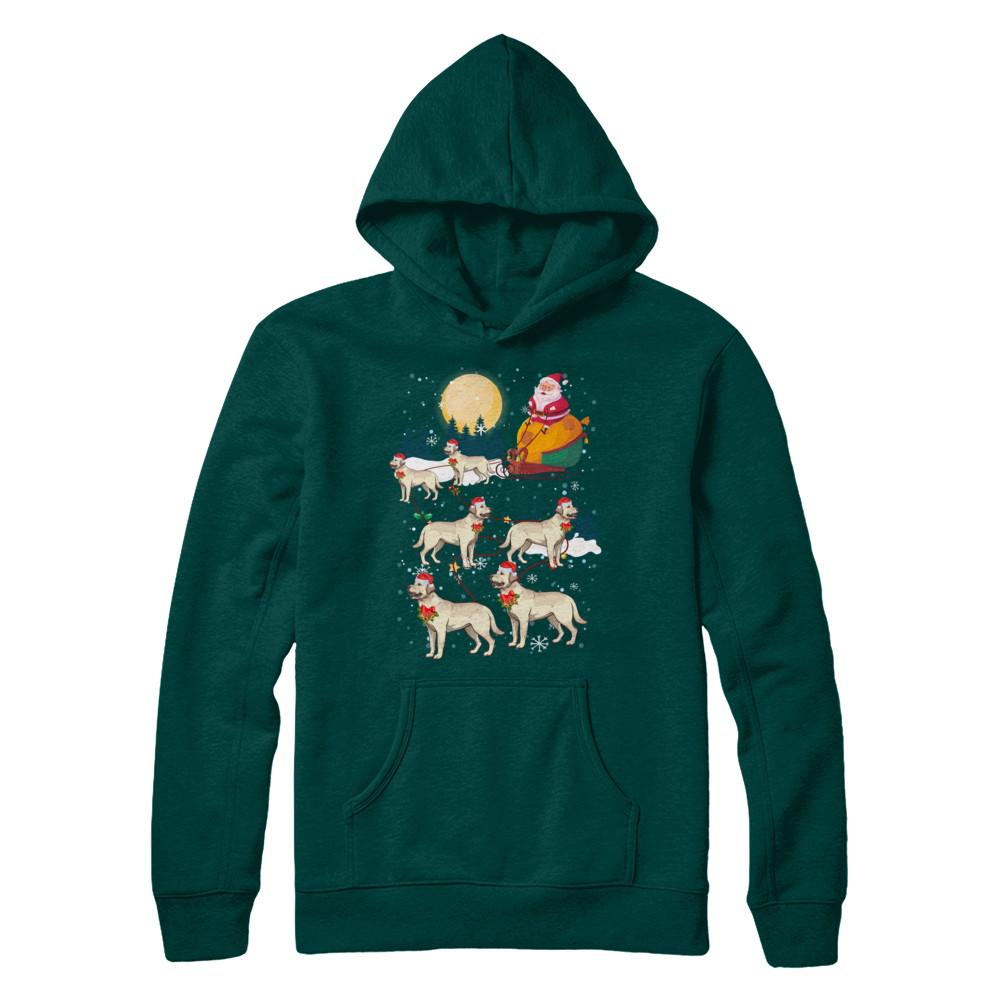 Dog Reindeer Labrador Christmas Gift-T-Shirt & Sweatshirt-Pullover Hoodie-Deep Forest