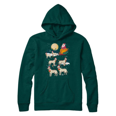 Dog Reindeer Labrador Christmas Gift-T-Shirt & Sweatshirt-Pullover Hoodie-Deep Forest
