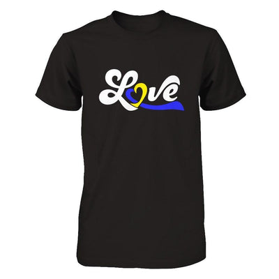 Love Down Syndrome Awareness-T-Shirt & Hoodie-Premium T-Shirt-Black