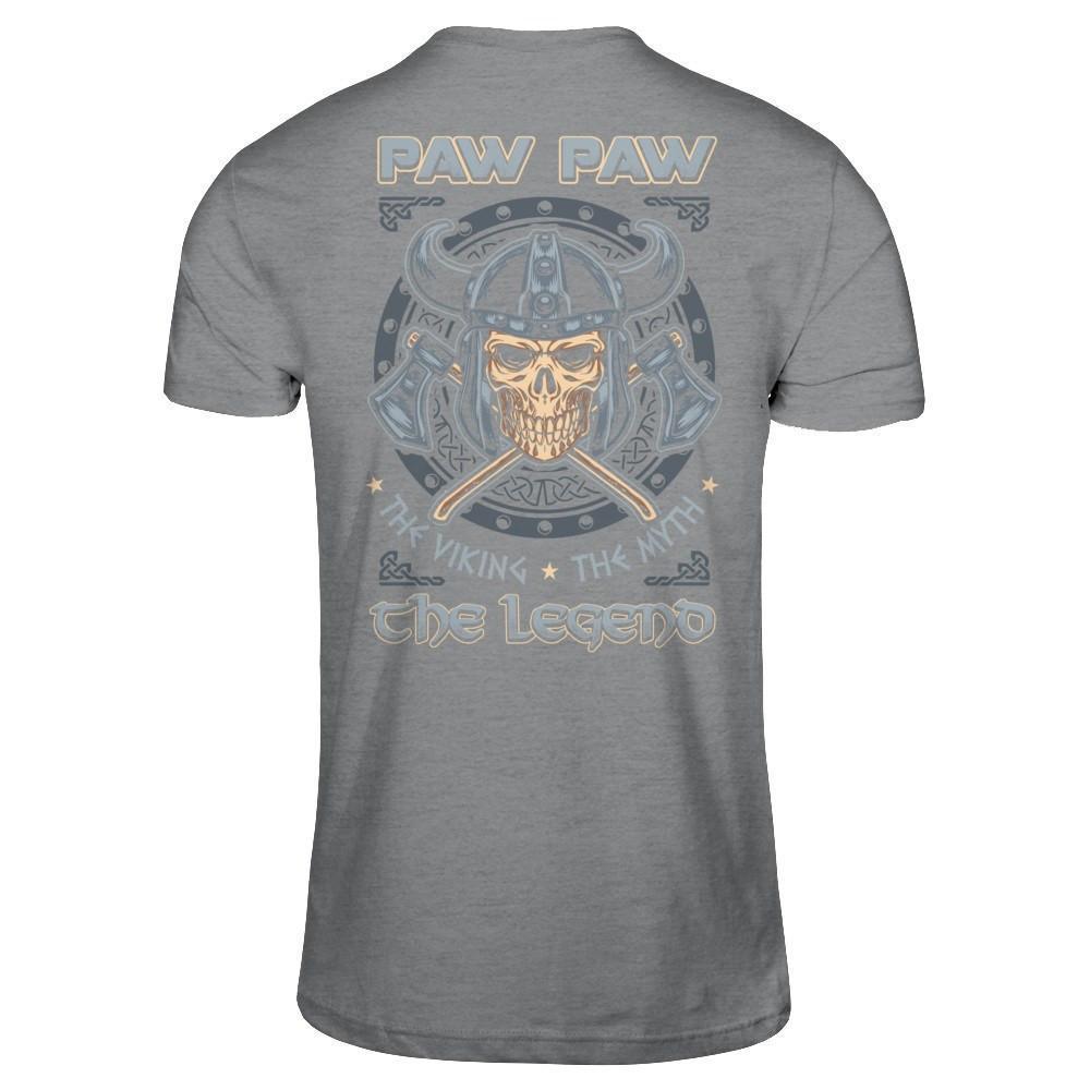 Paw Paw The Viking The Myth The Legend-T-Shirt & Hoodie-Classic T-Shirt-Sport Grey