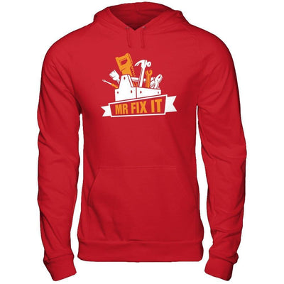 Mr Fix It-T-Shirt & Hoodie-Pullover Hoodie-Red