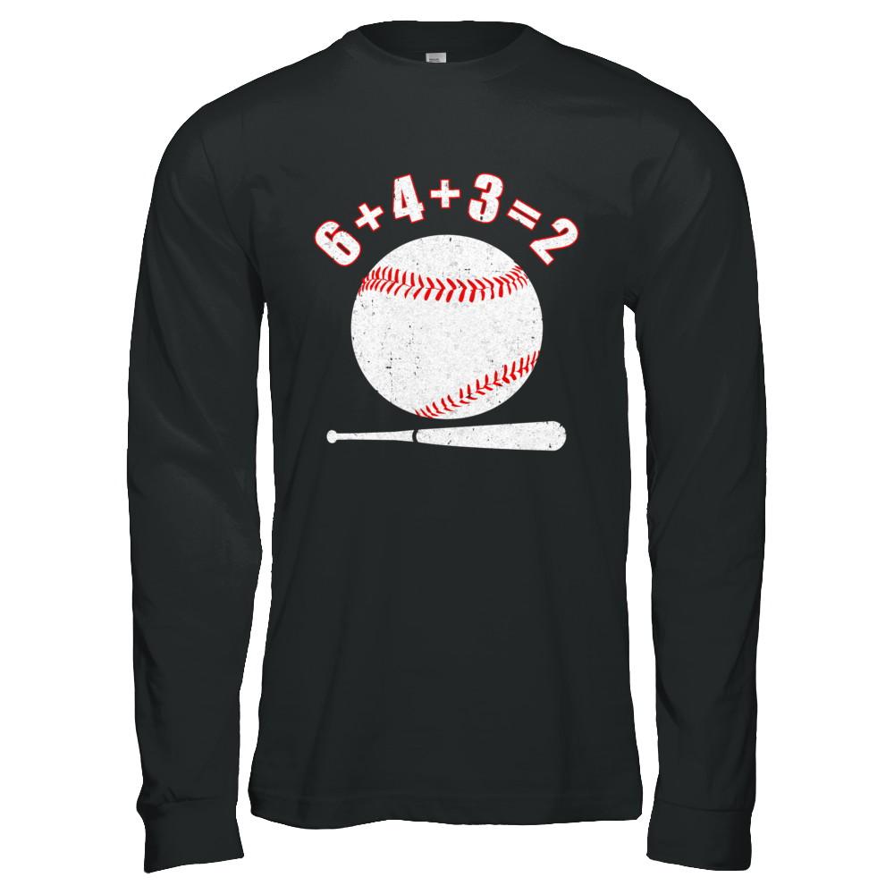 6 4 3 2 Play Baseball-T-Shirt & Hoodie-