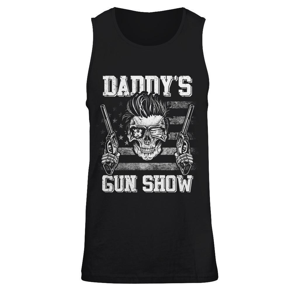 Daddy's Gun Show-T-Shirt & Hoodie-Unisex Tank-Black