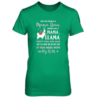 Not So Much A Mama Bear More Like A Mama Llama-T-Shirt & Tank Top-Women's T-Shirt-Irish Green