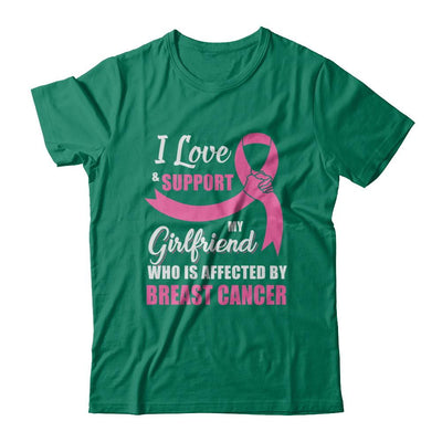 Breast Cancer Awareness Support Pink Girlfriend Boyfriend-T-Shirt & Hoodie-Classic T-Shirt-Kelly Green
