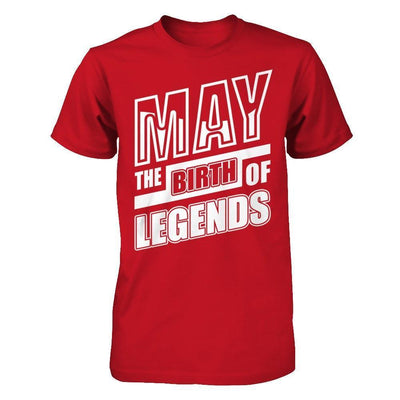 May The Birth Of Legends-T-Shirt & Hoodie-Classic T-Shirt-Red
