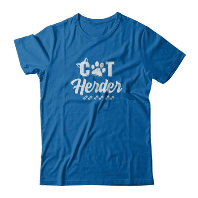 Cat Herder Funny Herding Cats Gift-T-Shirt & Tank Top-Classic T-Shirt-Royal