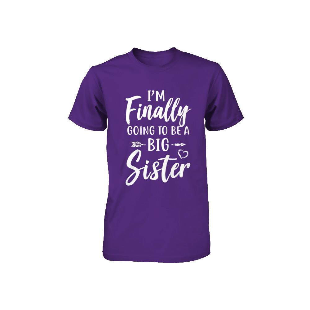 Cute I Am Finally Going To Be A Big Sister Youth-Youth Shirt-