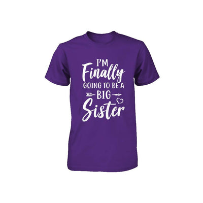 Cute I Am Finally Going To Be A Big Sister Youth-Youth Shirt-