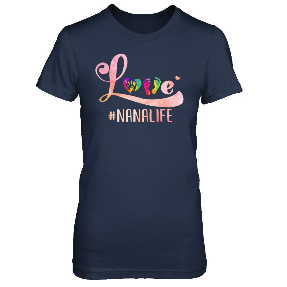 Love Nanalife Nana-T-Shirt & Hoodie-Women's T-Shirt-Navy