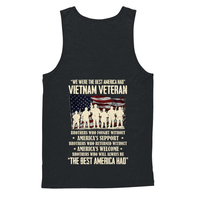 Vietnam Veteran The Best America Had Proud-T-Shirt & Hoodie-Unisex Tank-Black