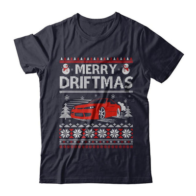 Merry Drifting Car Enthusiasts Sweater-T-Shirt & Sweatshirt-Premium T-Shirt-Midnight Navy