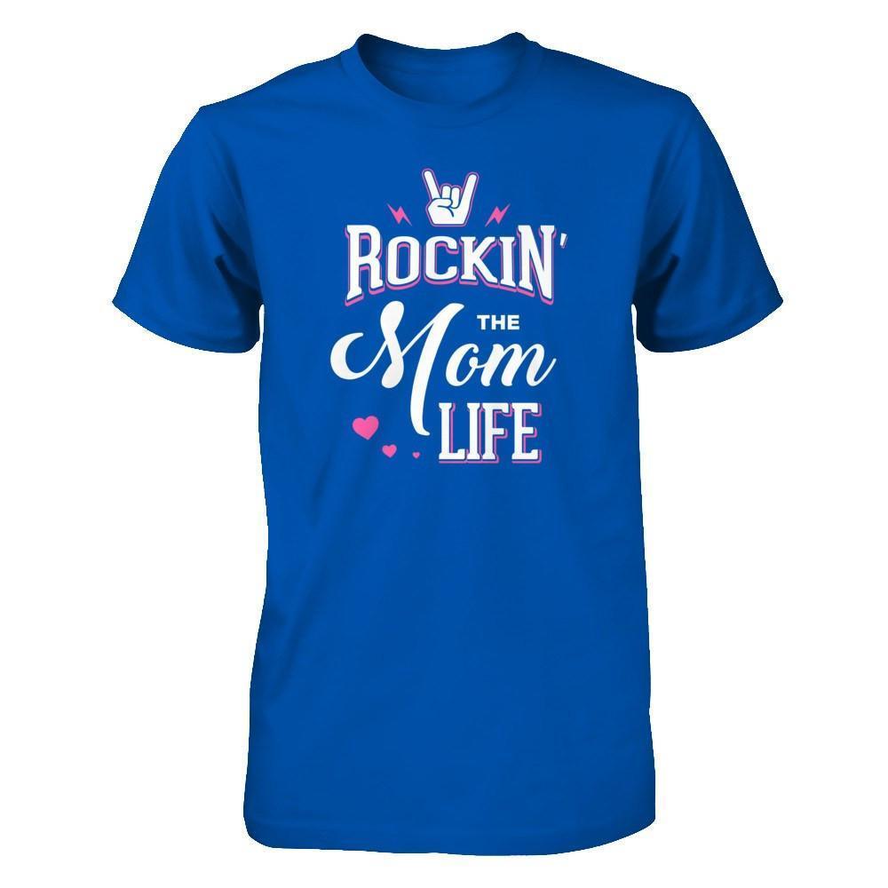 Rockin' The Mom Life-T-Shirt & Tank Top-Premium T-Shirt-Royal