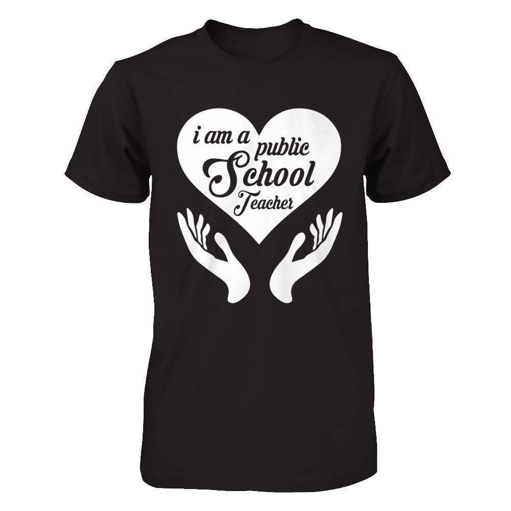 I Am A Public School Teacher-T-Shirt & Hoodie-Premium T-Shirt-Midnight Navy