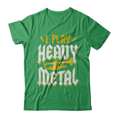 I Play Heavy Metal Trumpet Music Player-T-Shirt & Hoodie-Premium T-Shirt-Kelly Green