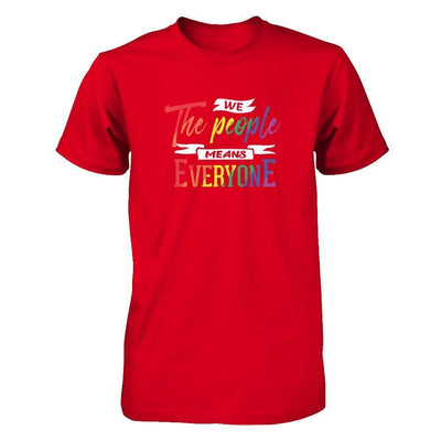 We The People Means Everyone-T-Shirt & Hoodie-Premium T-Shirt-Red